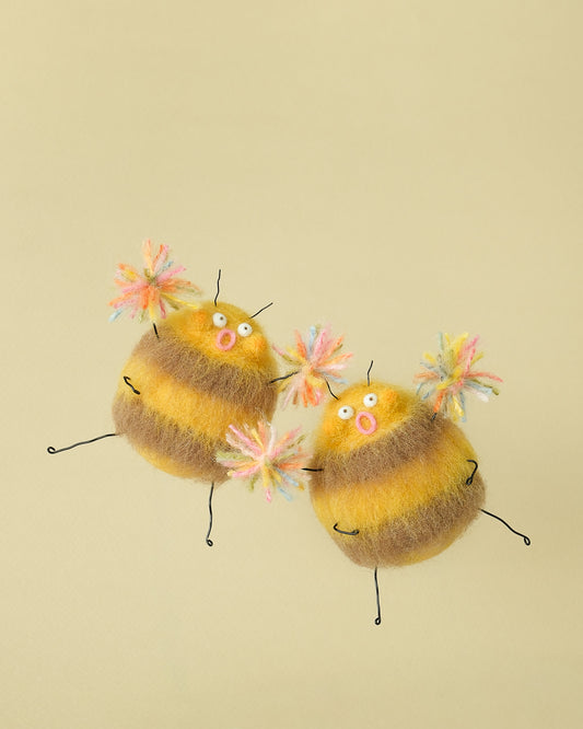 Cheering Bees Art Print