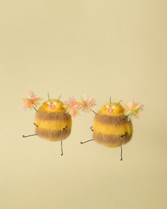 Cheering Bees Art Print
